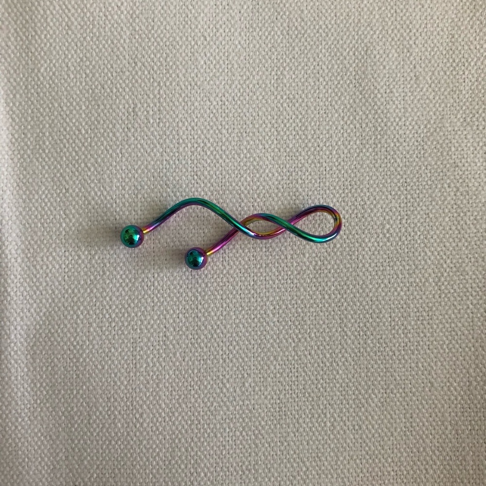 Industrial piercing jewelry